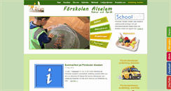 Desktop Screenshot of forskolan.alsalam.se