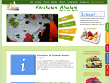 Tablet Screenshot of forskolan.alsalam.se